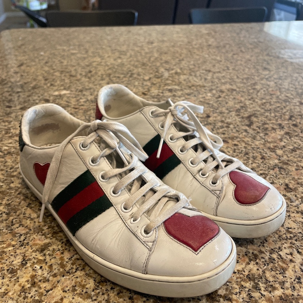 Gucci ace heart